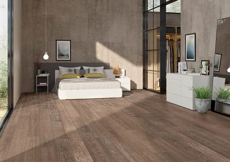 Ladson Hinton Brushed Wood Look Moldings 0.63x0.63 in a finished room