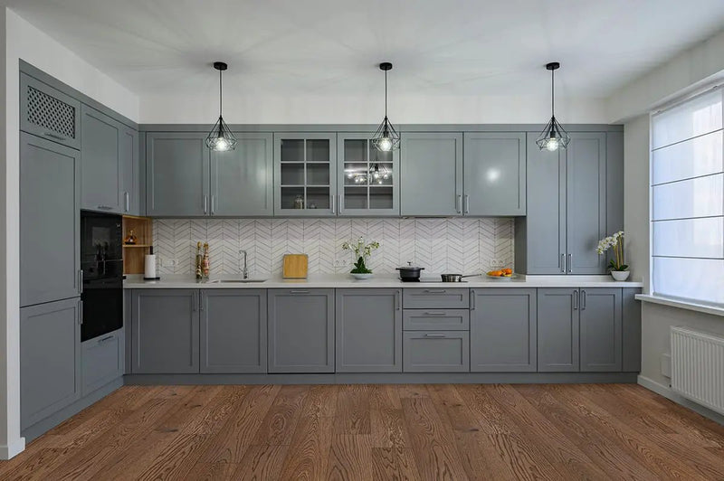 Ladson Clayborne Brushed End Cap Wood Look Moldings 2x0.63 in a finished room