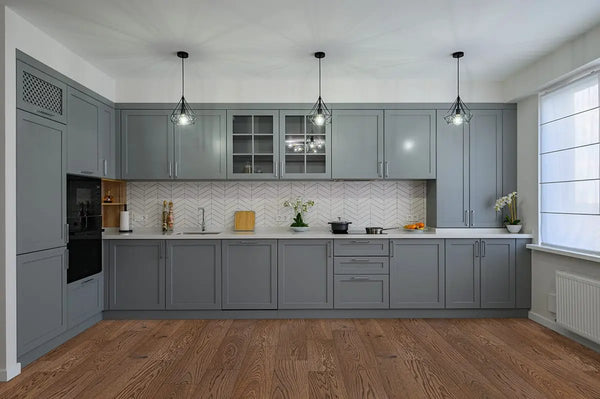 Ladson Clayborne Brushed Wood Look Moldings 1.85x0.75 in a finished room
