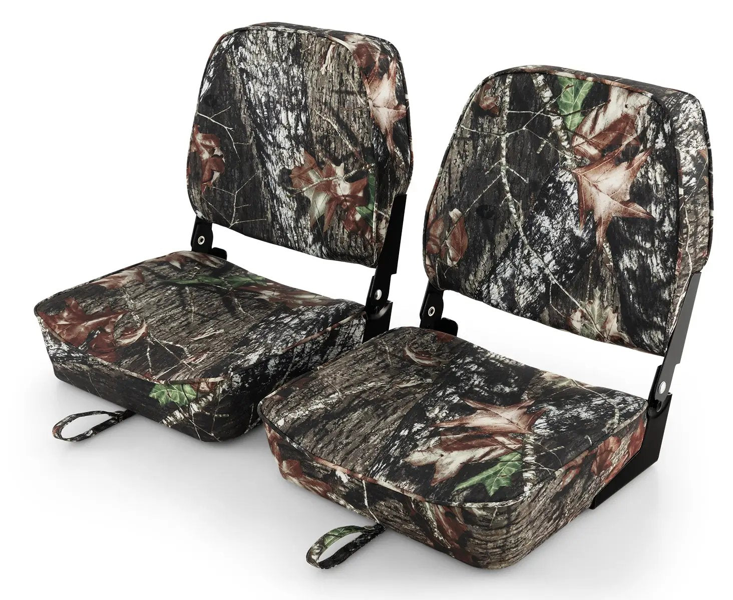 2-Piece Folding Boat Seat Set with Sponge Padding-Camouflage by DirectDeals