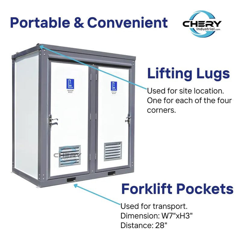 2 Private Mobile Shower Room by Chery Industrial