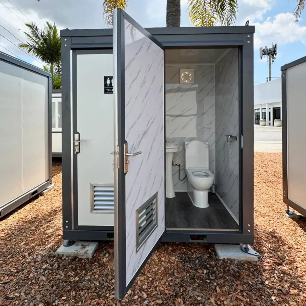 2 Private Toilet Stalls Portable Restroom by Chery Industrial