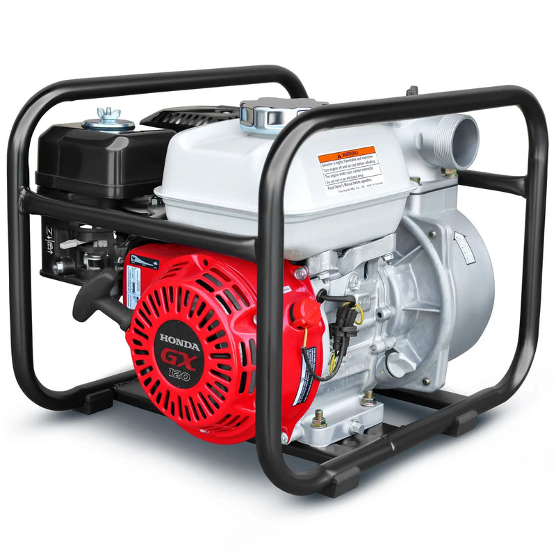 2 Inch Trash Water Pump 164 GPM 3.5HP GX120 powered by Honda Portable Utility by Tomahawk Power