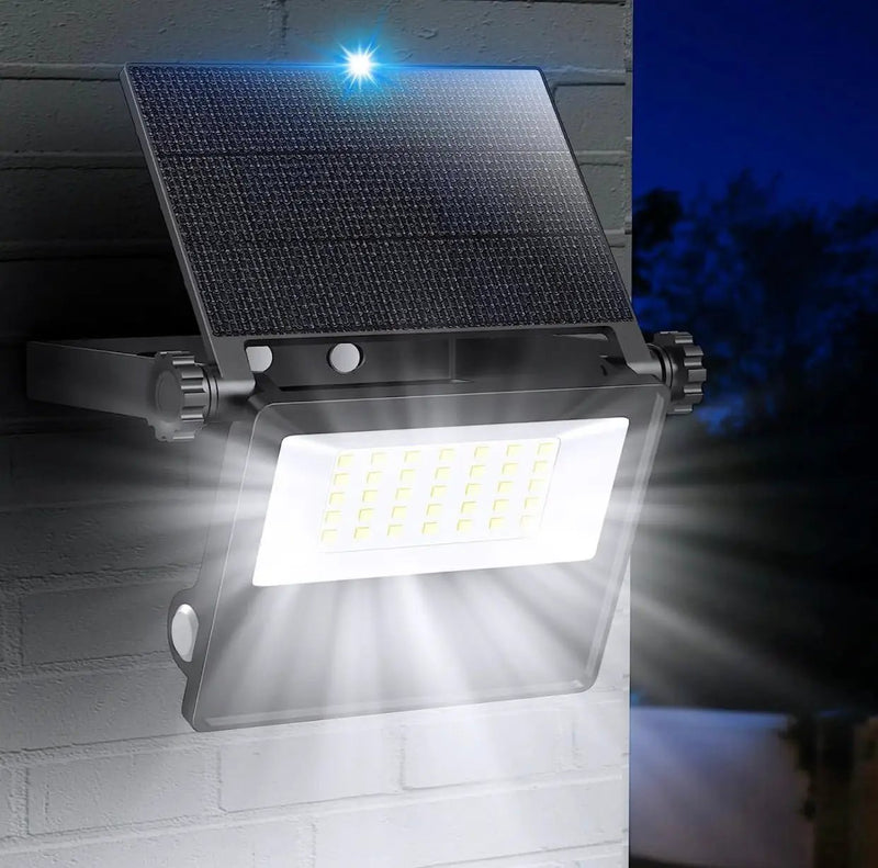 2-Pack SmartYard Solar Outdoor Lights, Metal Solar Security/Flood Lights ,2000LM Motion Sensor by Outdoor Solar Outlet