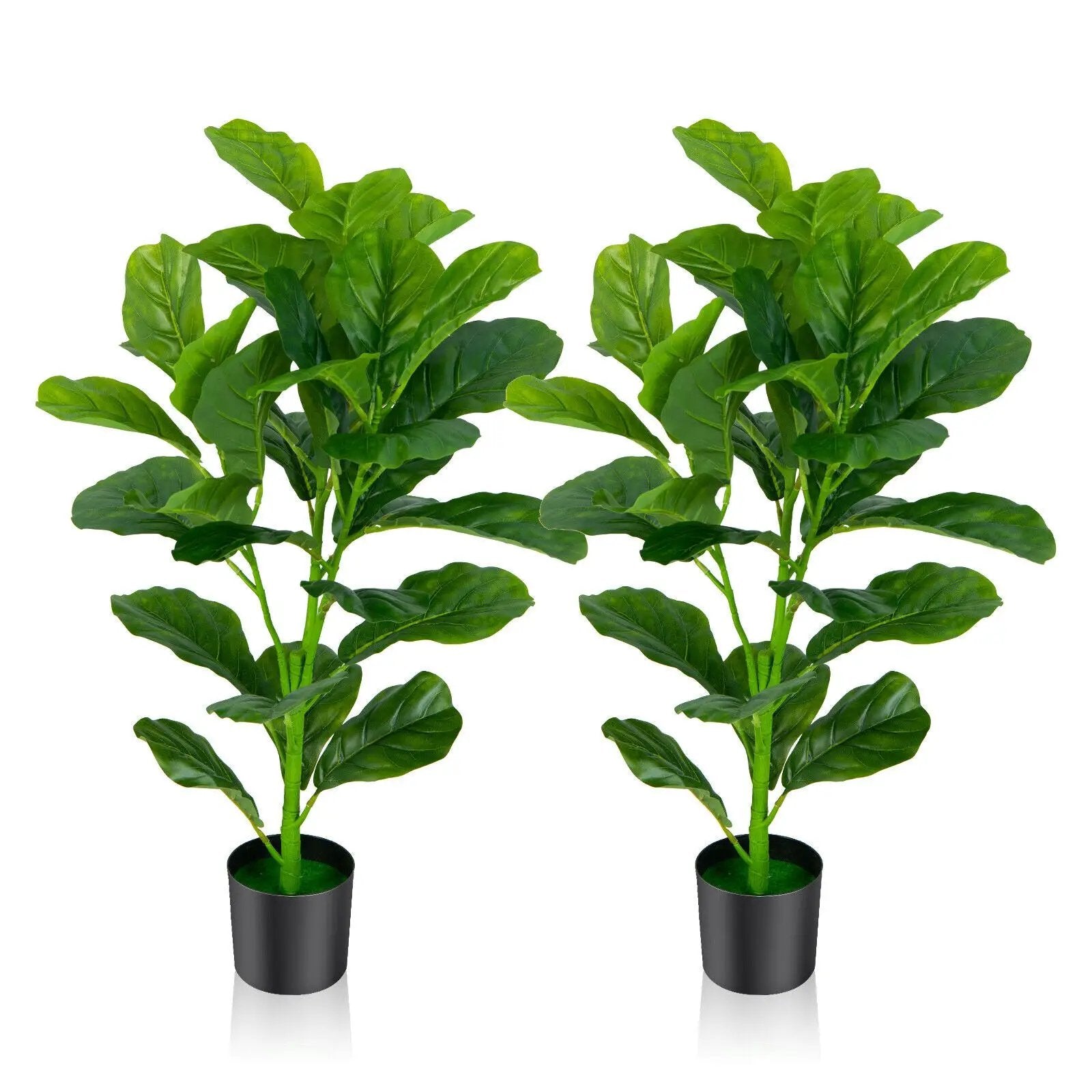 2-Pack Artificial Fiddle Leaf Fig Tree by DirectDeals