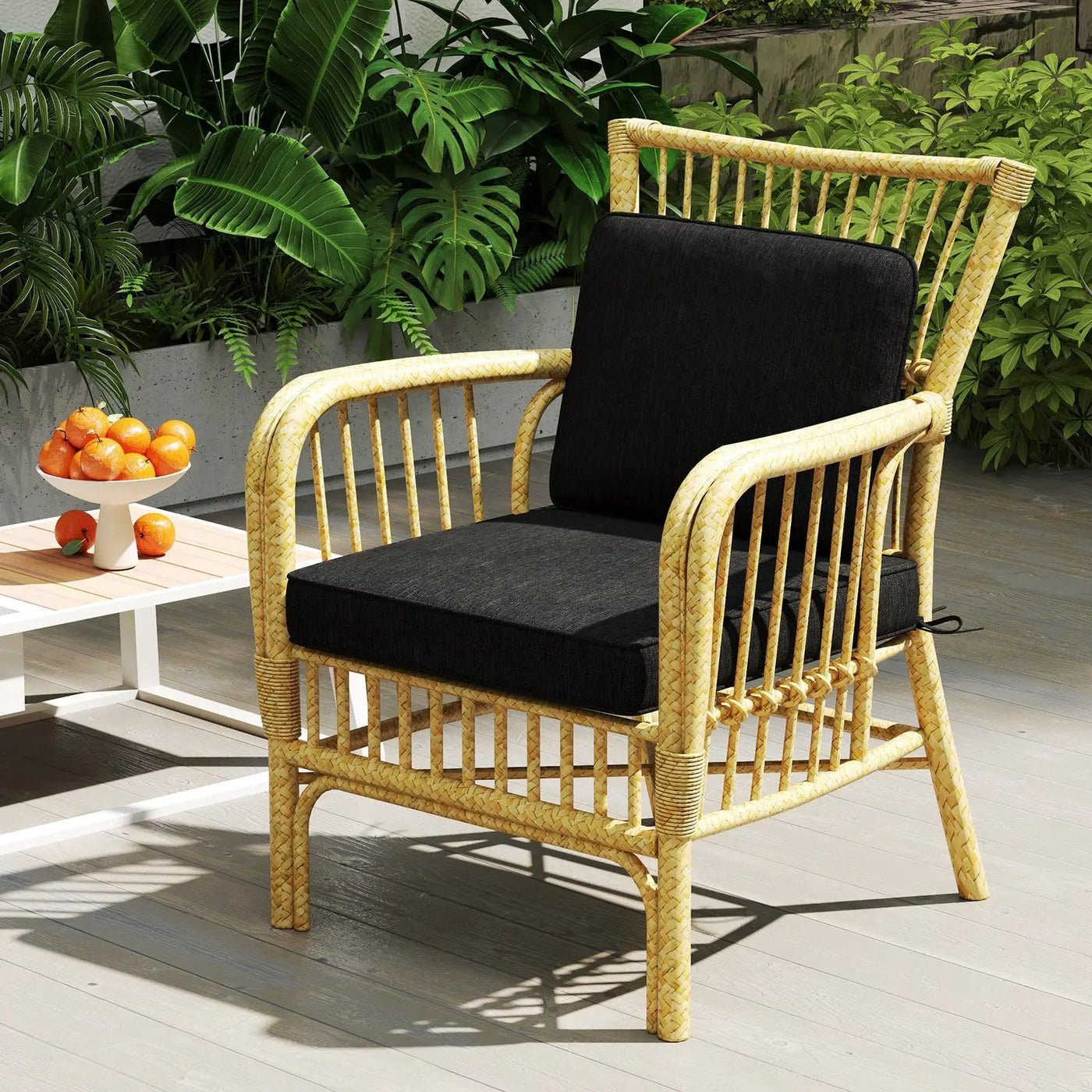 2-Pack Outdoor Patio Cushion Set with Removable Covers by DirectDeals