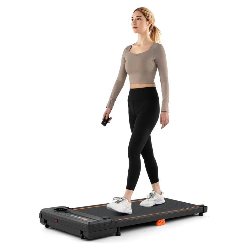2.5HP Under Desk Treadmill with Remote Control for Home Office-Black by DirectDeals