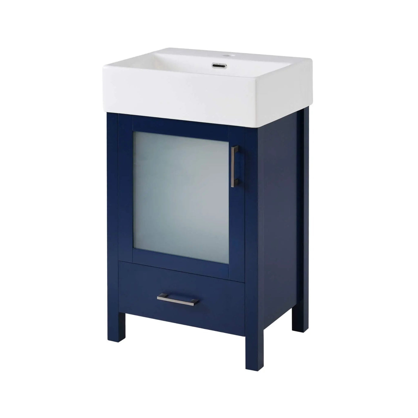 20-Inch Modern Bathroom Vanity With Ceramic Sink And Storage Cabinet (SAK83047) by SAKSBY WHOLESALE
