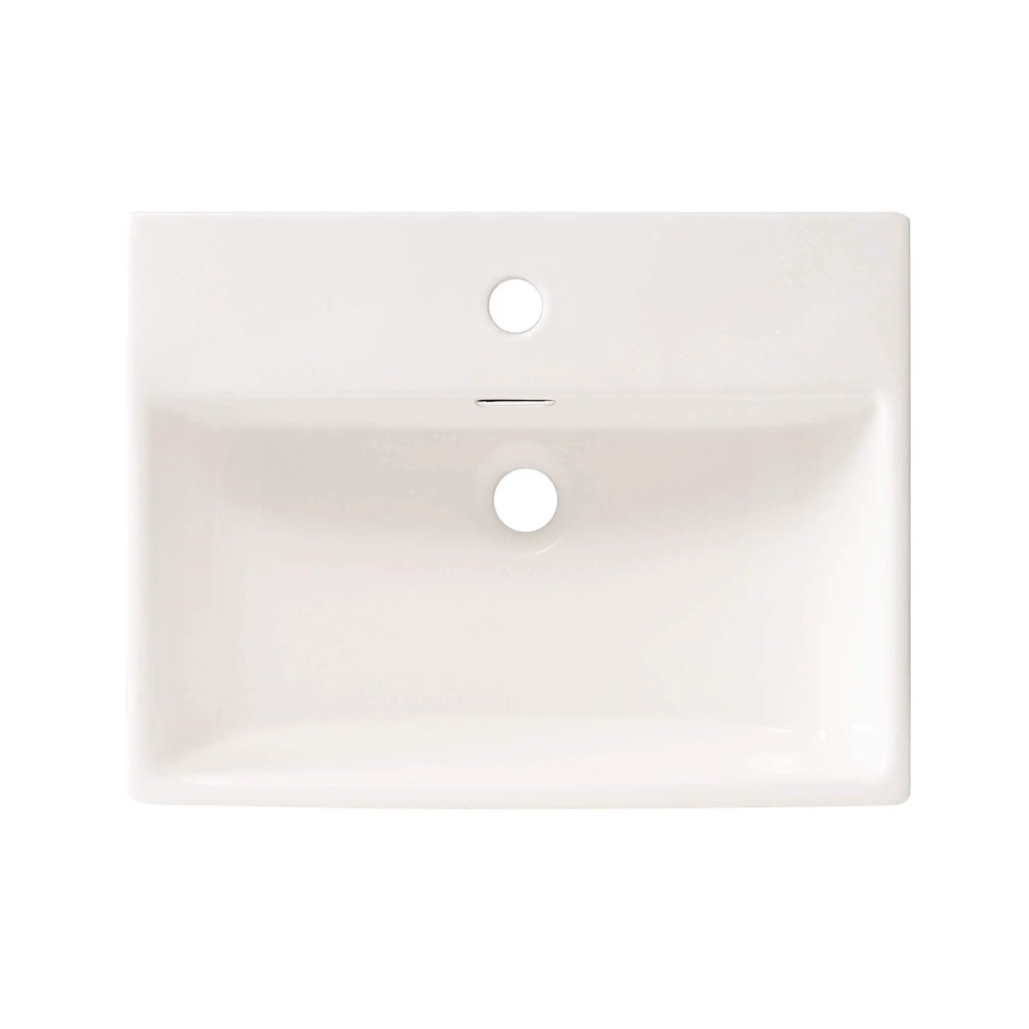 Nuvia 20-Inch Modern Bathroom Vanity With Ceramic Sink And Storage Cabinet (SAK83047) by SAKSBY WHOLESALE