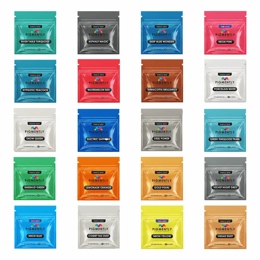 Mica Powder Pigments 20 Bundle Pack by UltraClear Epoxy