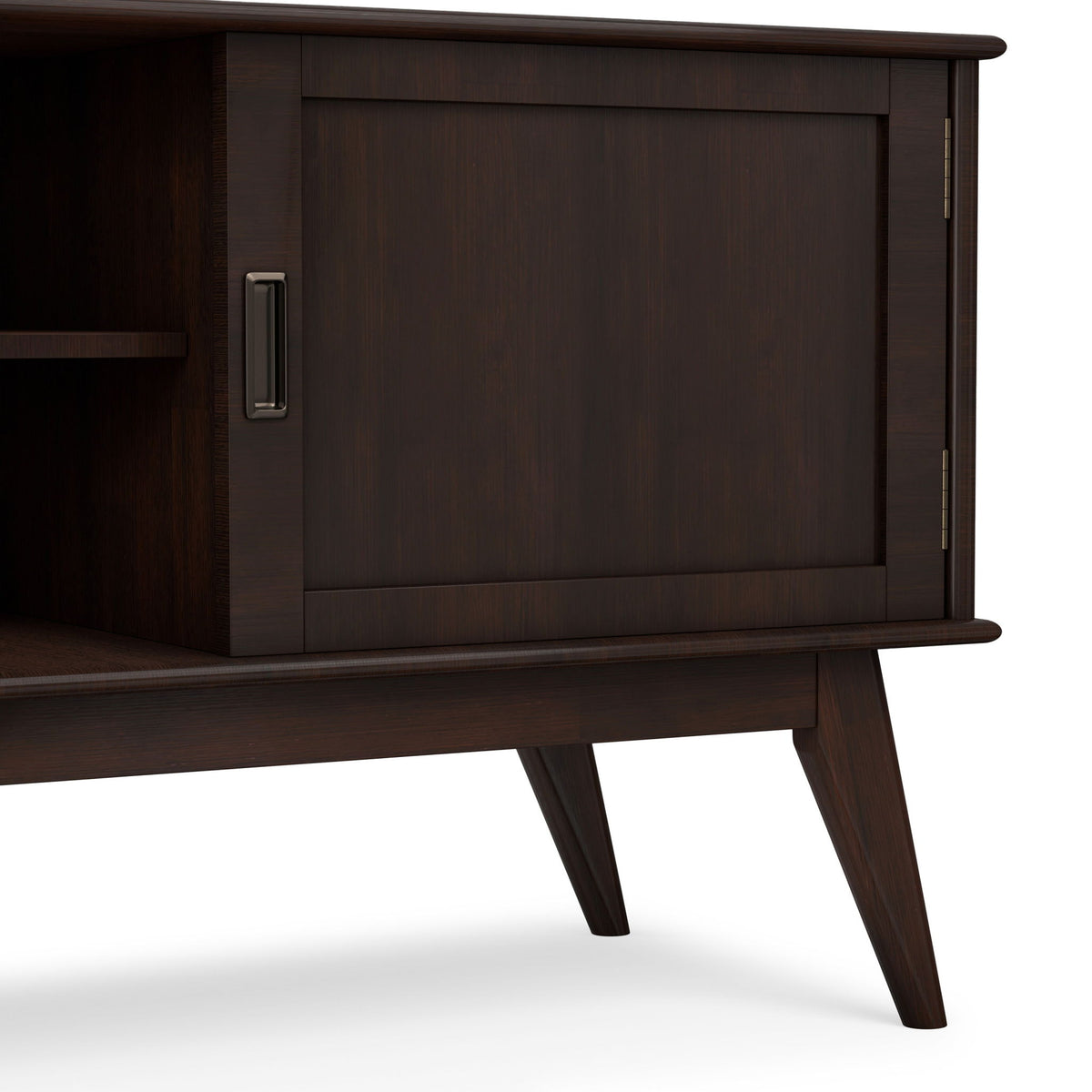 Draper - Handcrafted Mid Century Low TV Media Stand, photo 11 of 40