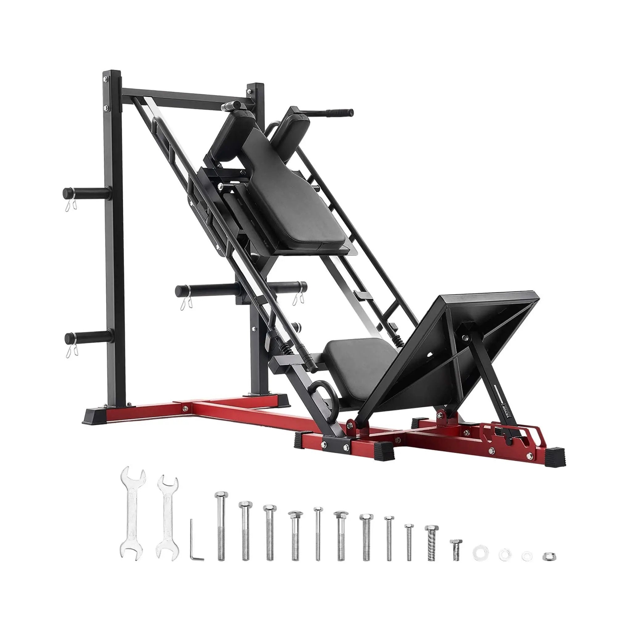 Rovix 2000LBS Adjustable Leg Press And Hack Squat Machine For Home Gym Workouts (SAK53148) by SAKSBY WHOLESALE