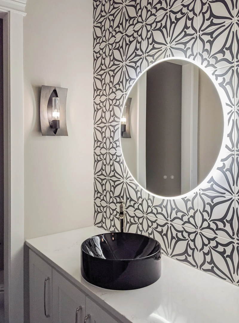 Zeek 30" BackLit LED Round Bathroom Wall Mirror MARD30 by ZEEK