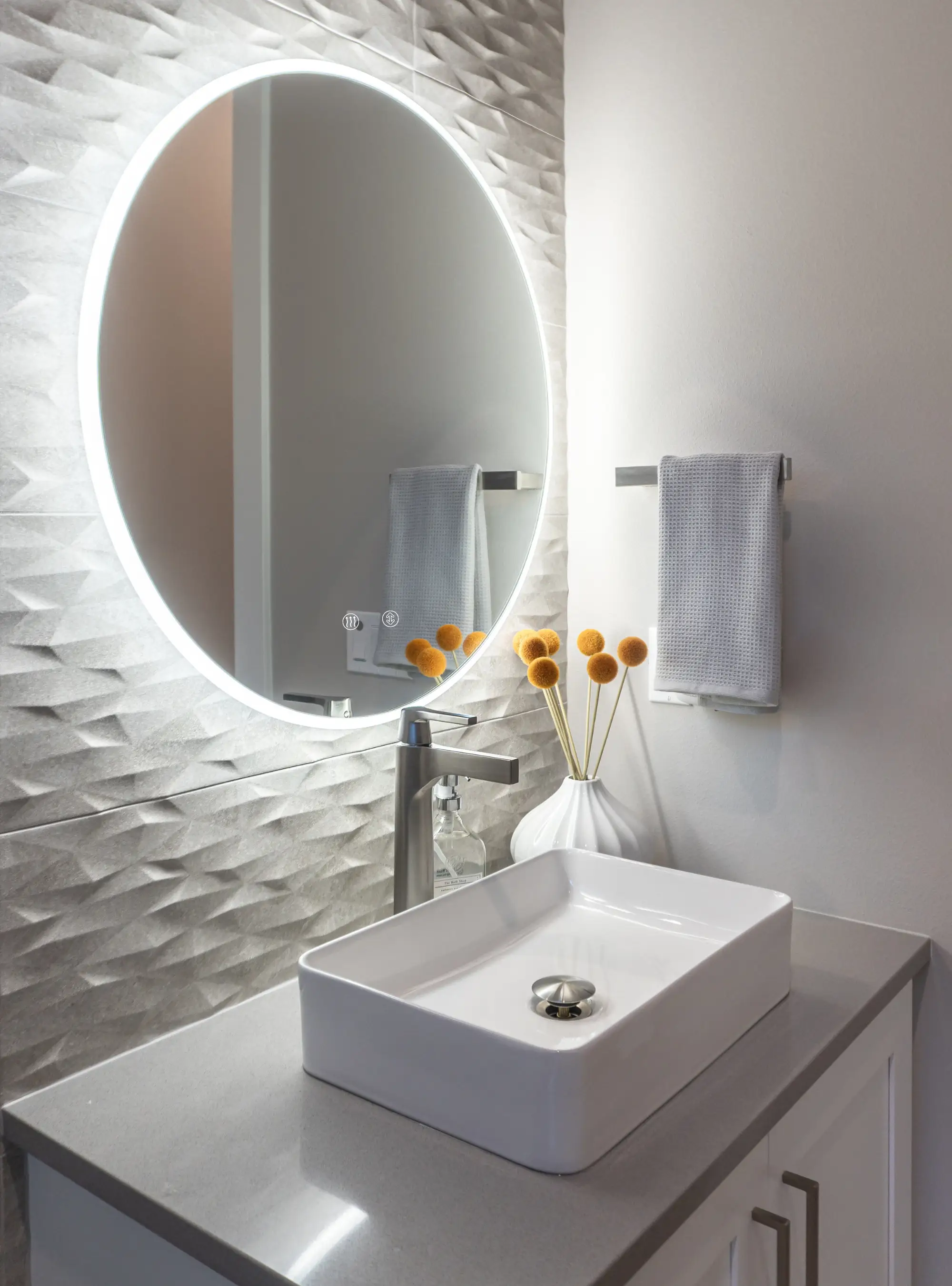 Zeek 30" BackLit LED Round Bathroom Wall Mirror MARD30 by ZEEK