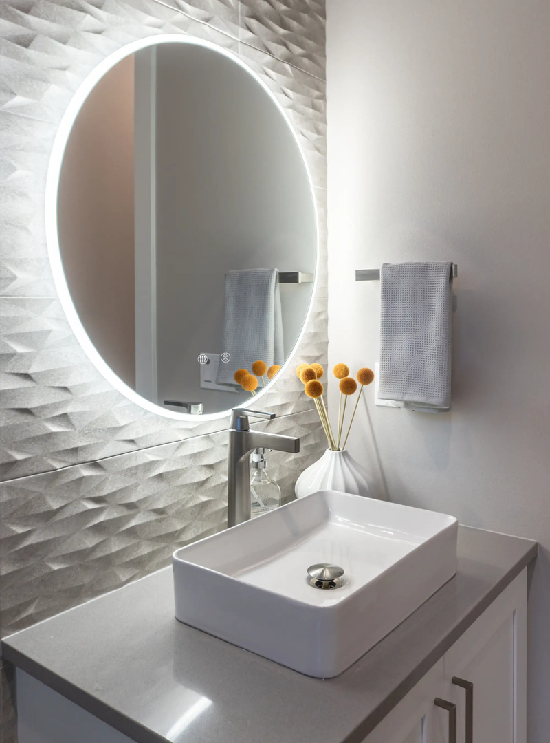Zeek 30" BackLit LED Round Bathroom Wall Mirror MARD30 by ZEEK