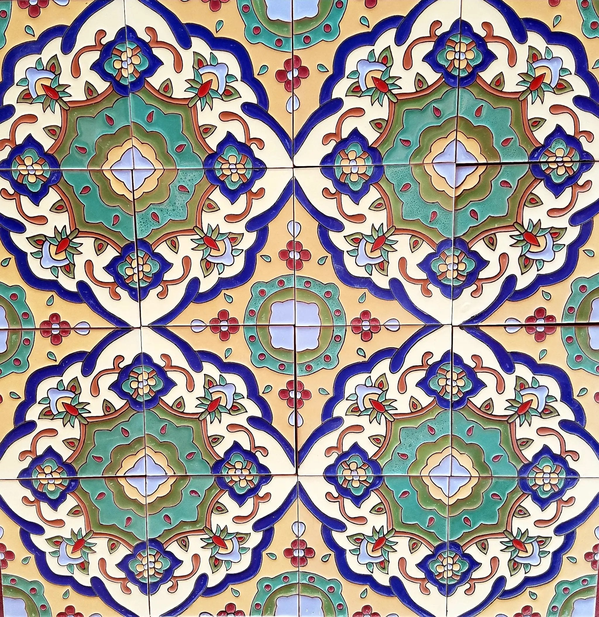 San Luis Obispo Talavera Tile by Place Of Clay
