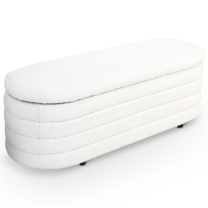 Cabana - Bench With Storage - Ivory by HouseOfZazla