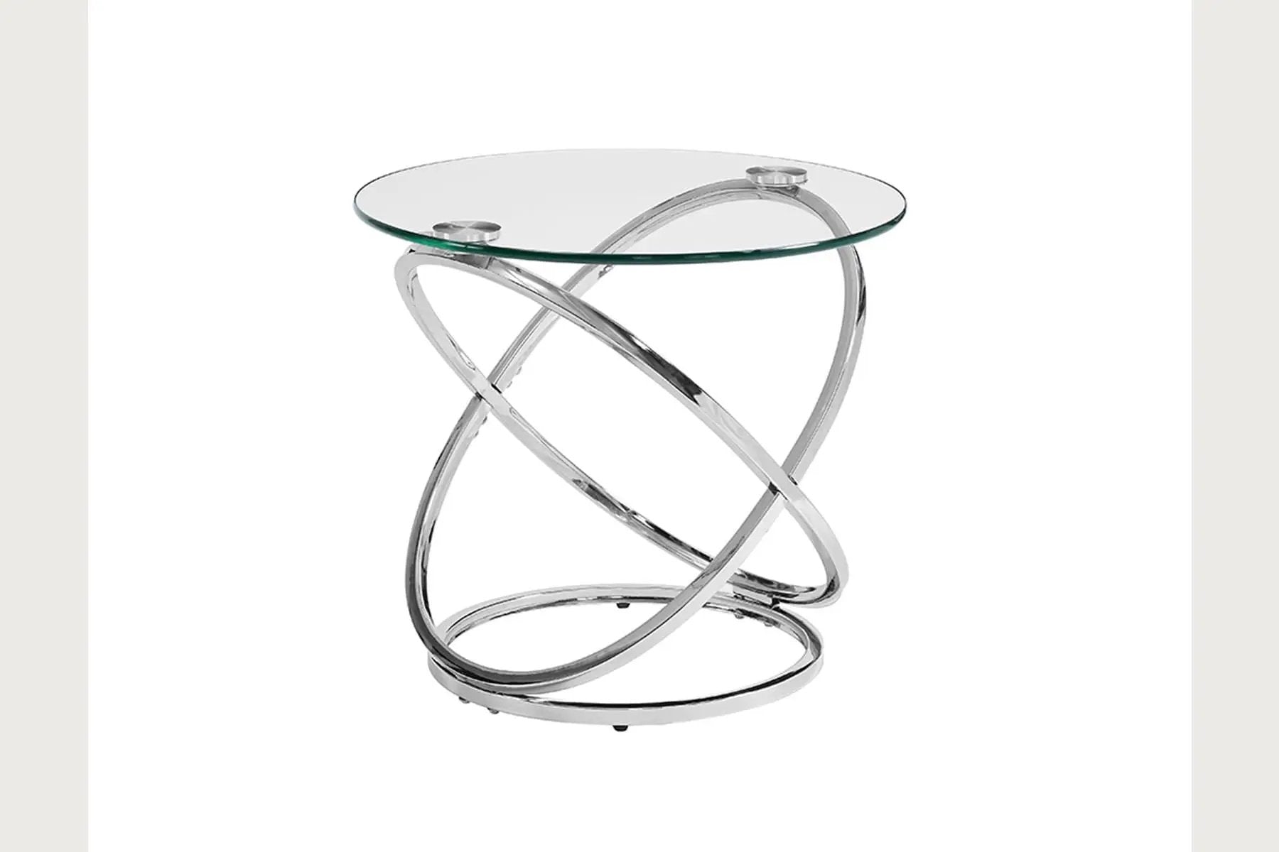 Cocktail Table Set - Chrome by Unique Piece Furniture