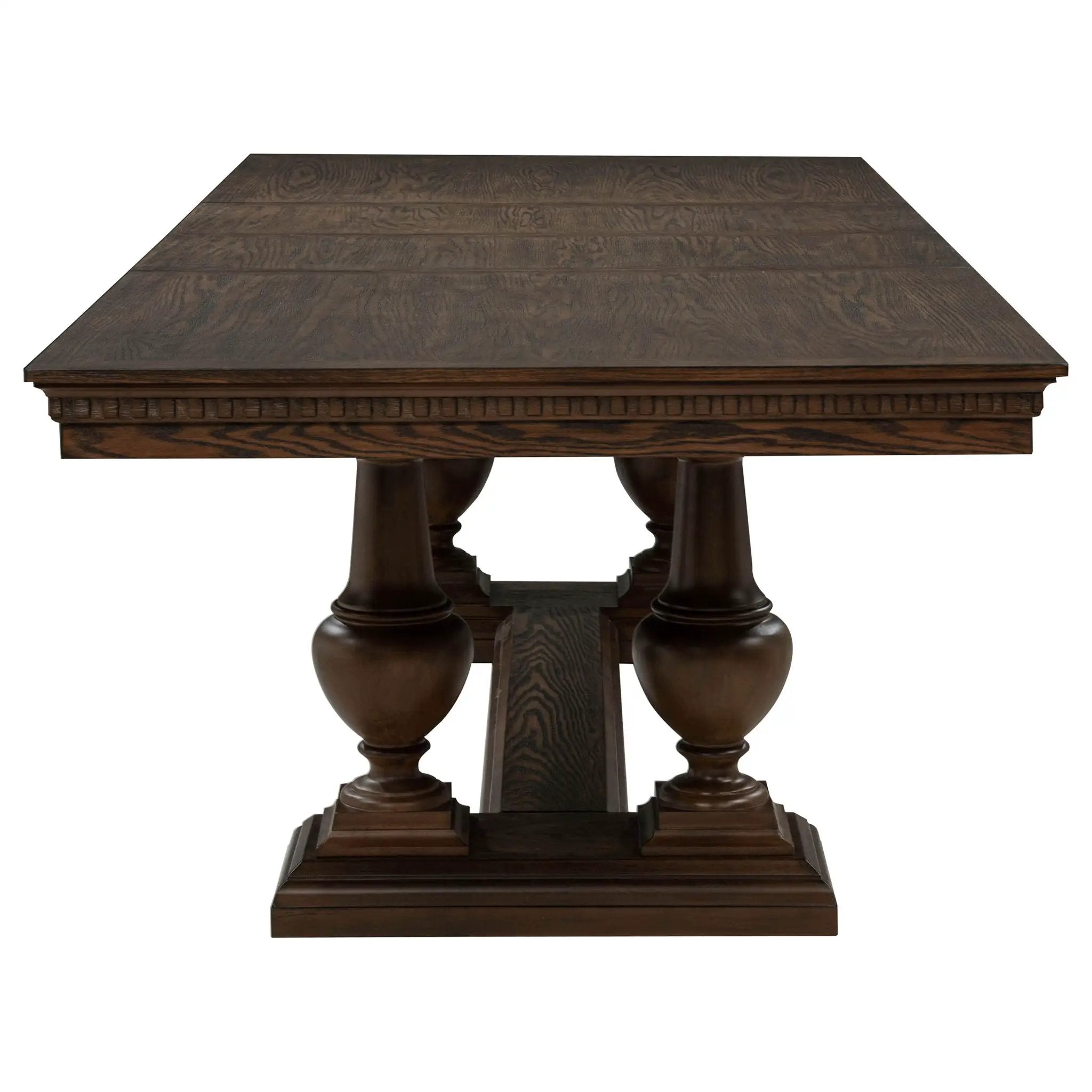 Ridgewell 7-piece Rectangular Trestle Dining Set Dark Oak by Unique Piece Furniture