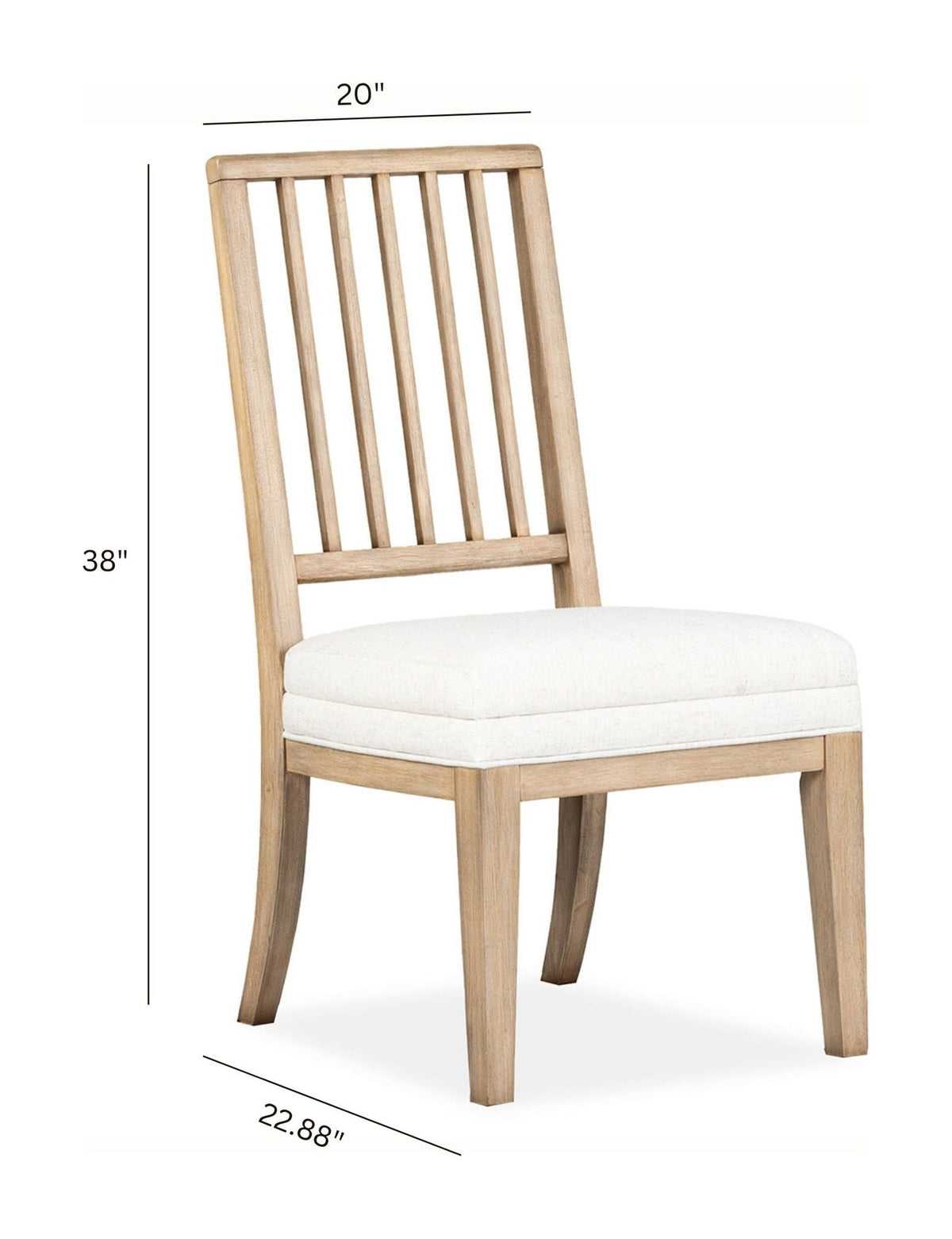 Coventry - Upholstered Side Chair With Solid Wood Back (Set of 2) - Honey Wheat, photo 2 of 7