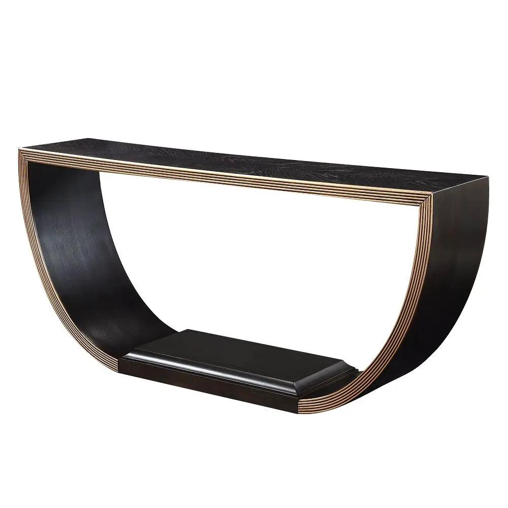 Maceo - Console Table - Black & Gold by Unique Piece Furniture