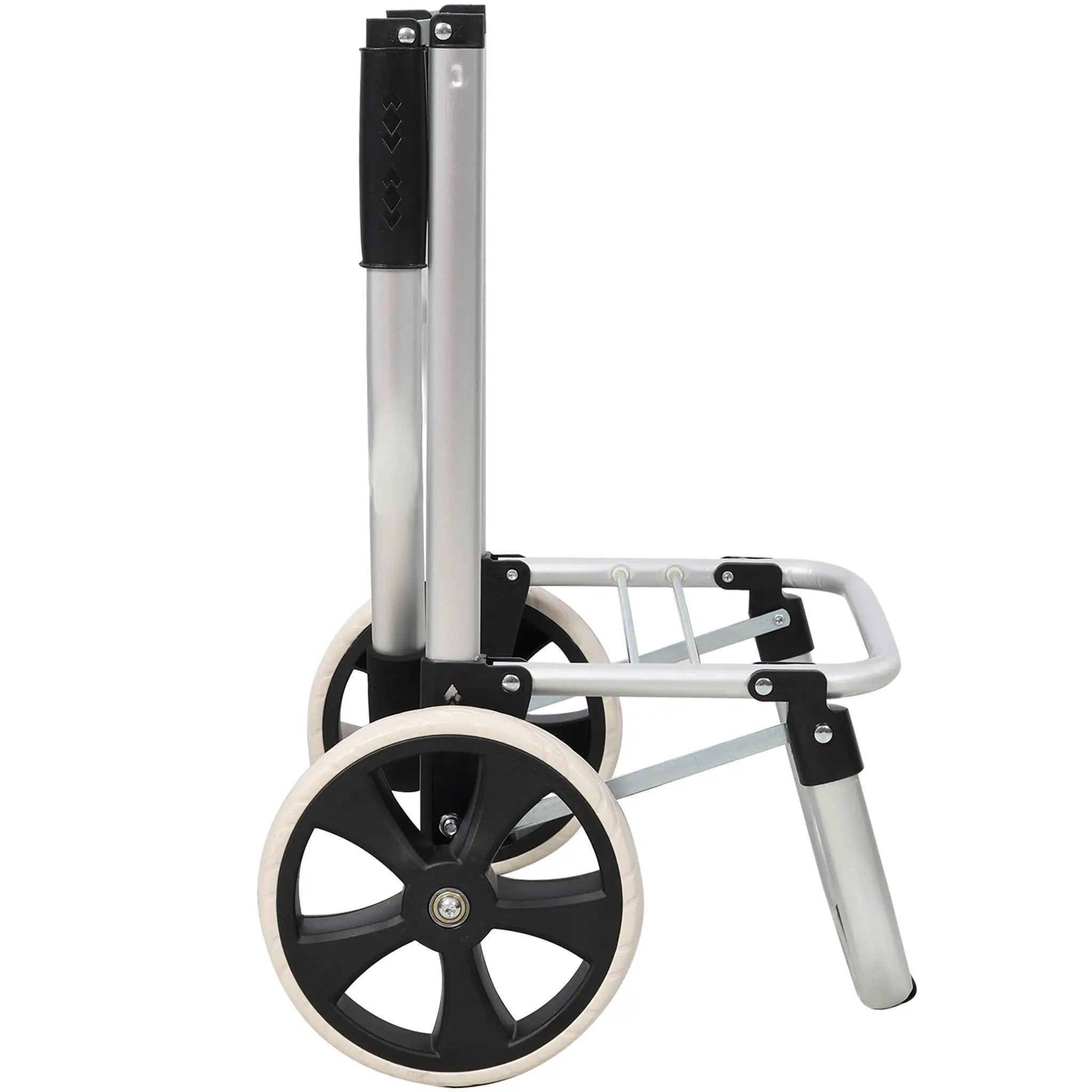Foldable Shopping Trolley With Wheels And Removable Waterproof Bag - Black by HouseOfZazla