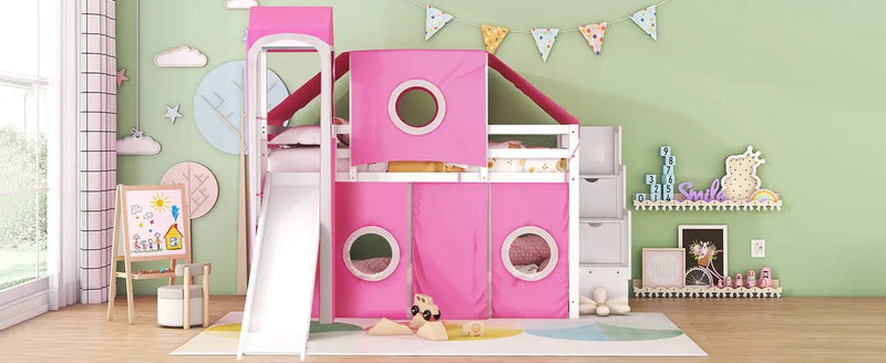 Loft Bed With Tent And Tower