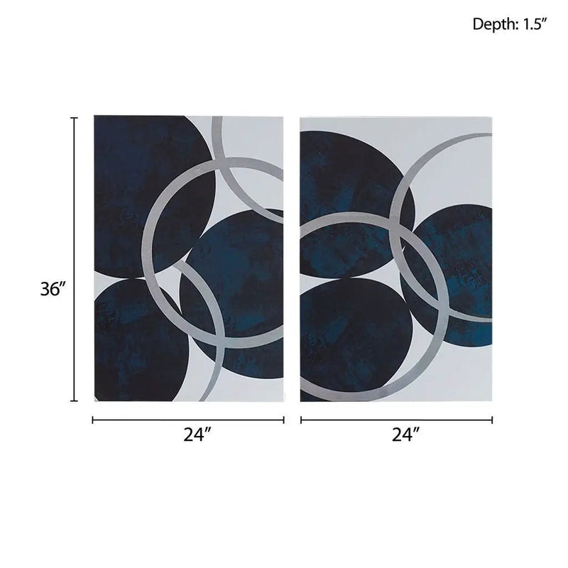 The Orbis Argentum Diptych — From the Celestiale Contempo™ Collection by HouseOfZazla
