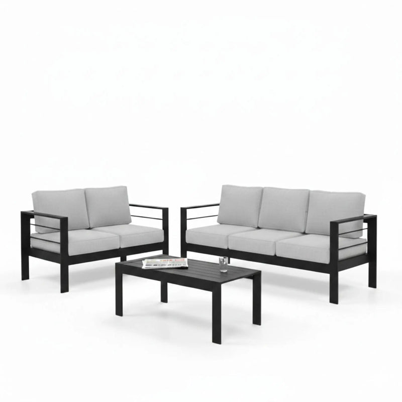 Outdoor Patio Set, All-Weather With Thick Cushions by HouseOfZazla