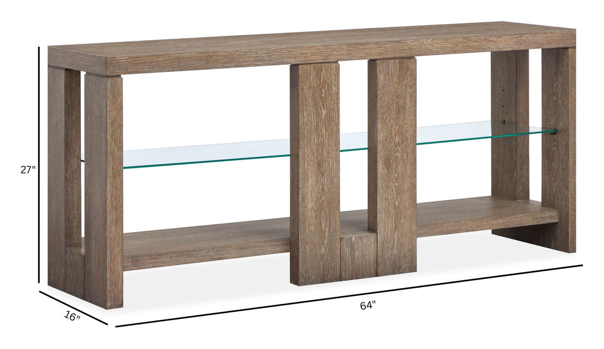 Cypress - Console Sofa Table - Spiced Brown, photo 3 of 7