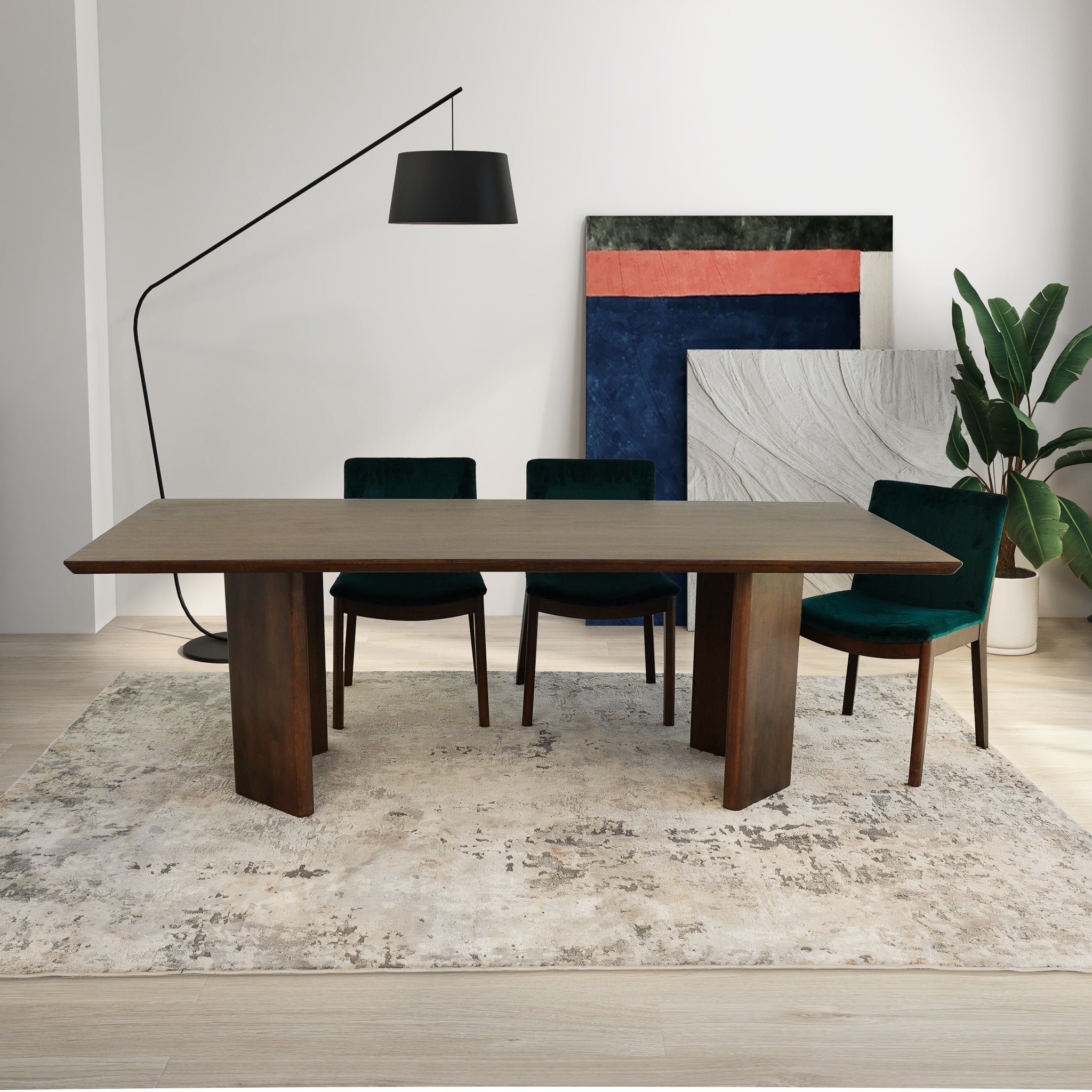 Alden - Dining Table - Walnut by HouseOfZazla
