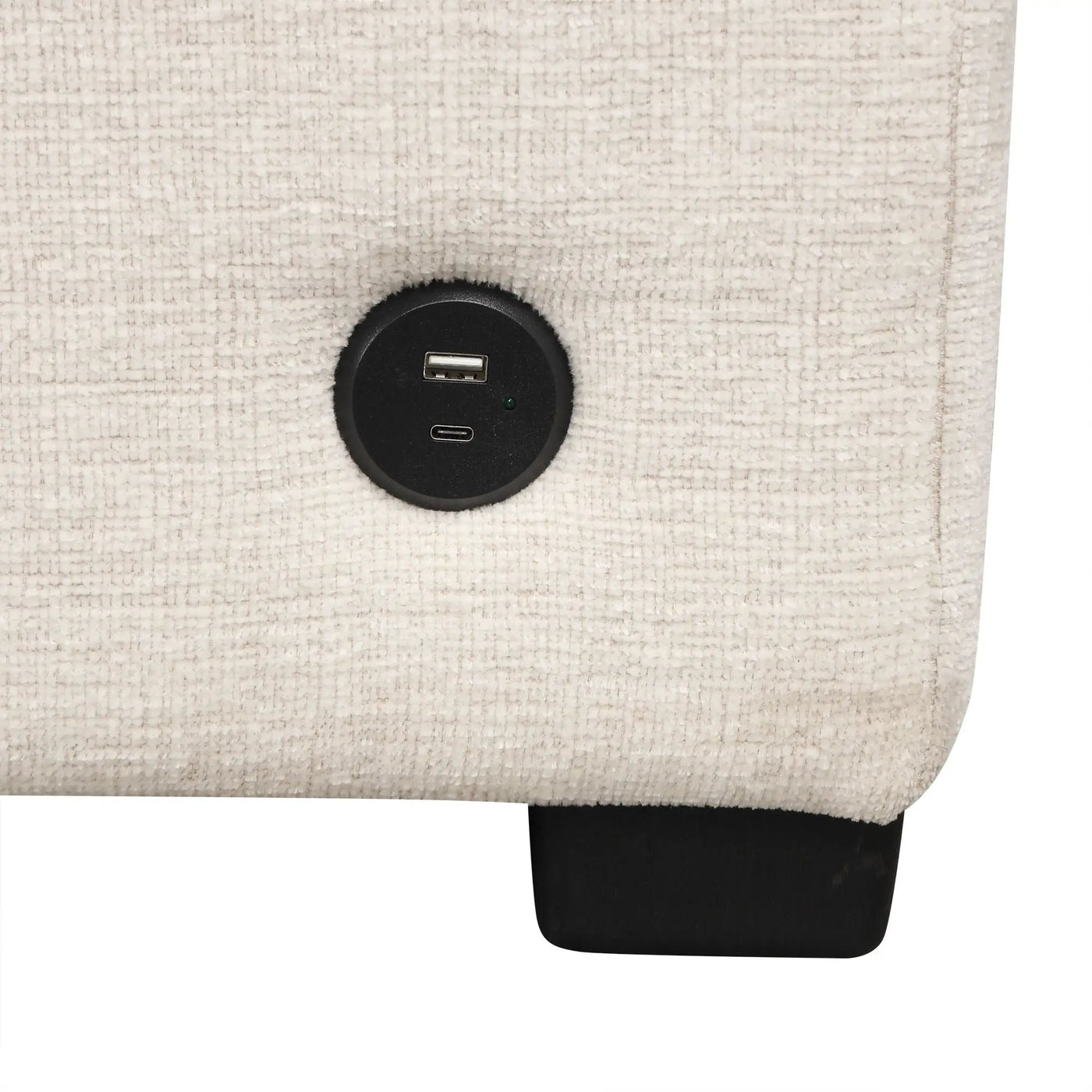 Single Pull Out Sofa Bed With USB Ports And Cup Holders by HouseOfZazla