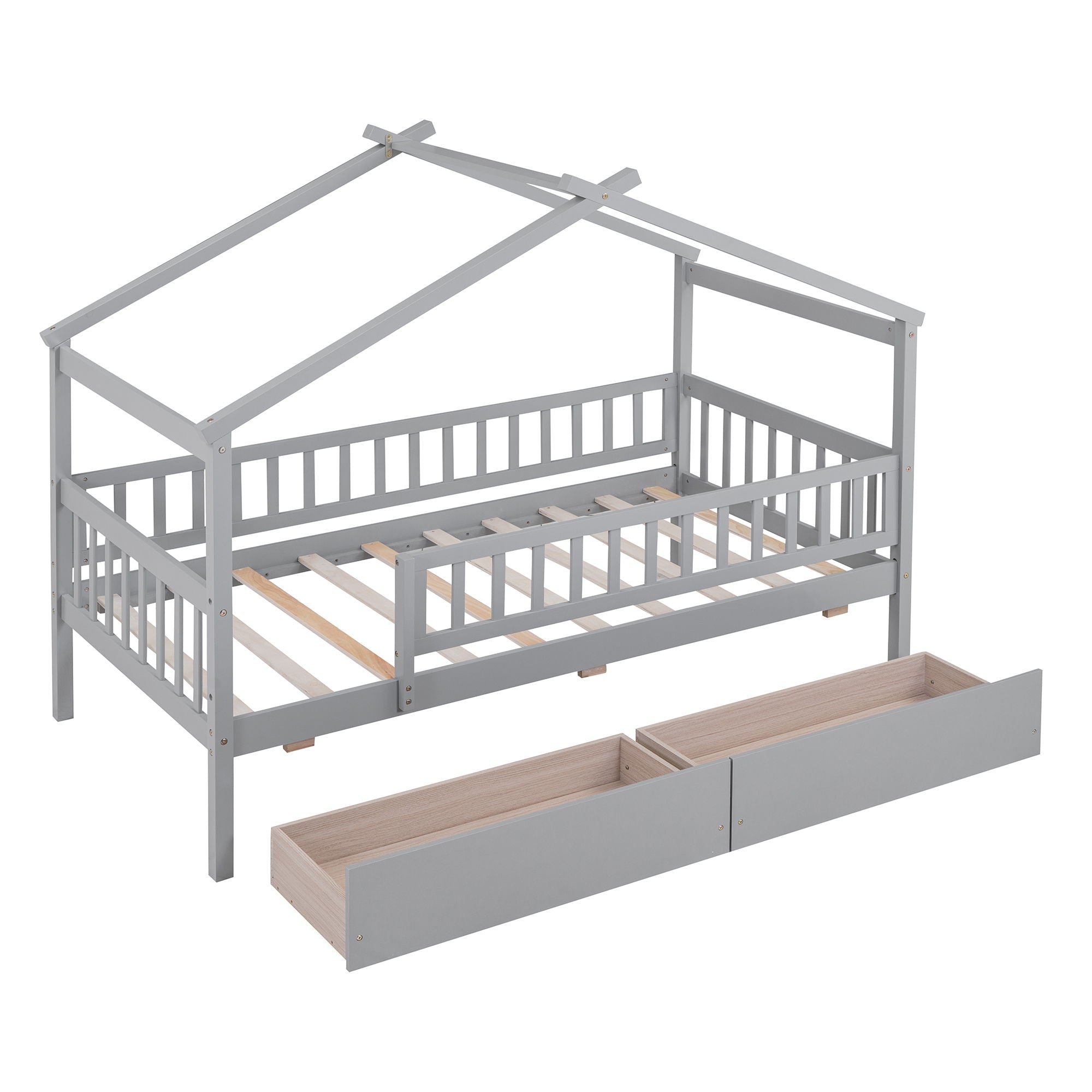 House Bed With 2 Drawers by HouseOfZazla