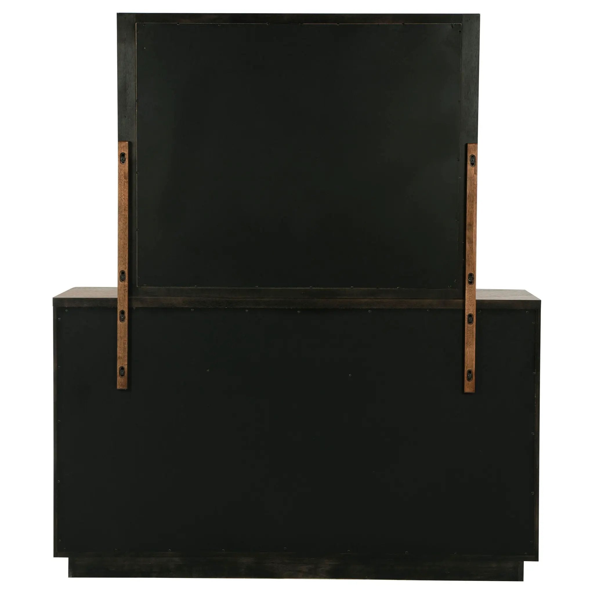 Terrace 6-drawer Dresser and Mirror Ash Brown by Unique Piece Furniture