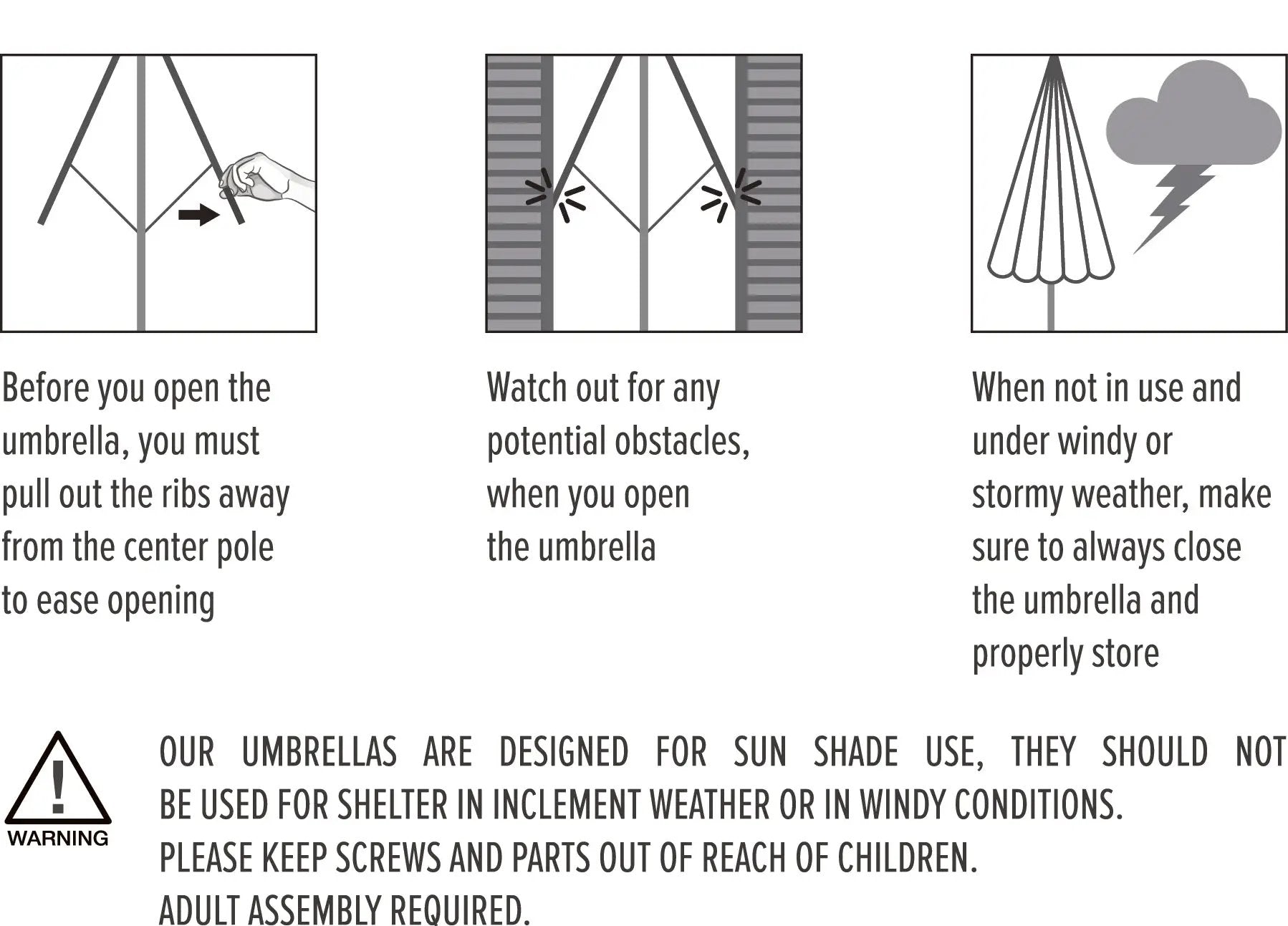 10 x 6.5ft Rectangular Patio Umbrella by HouseOfZazla