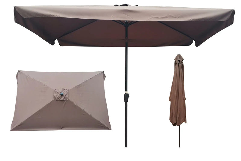 10 x 6.5ft Rectangular Patio Umbrella by HouseOfZazla
