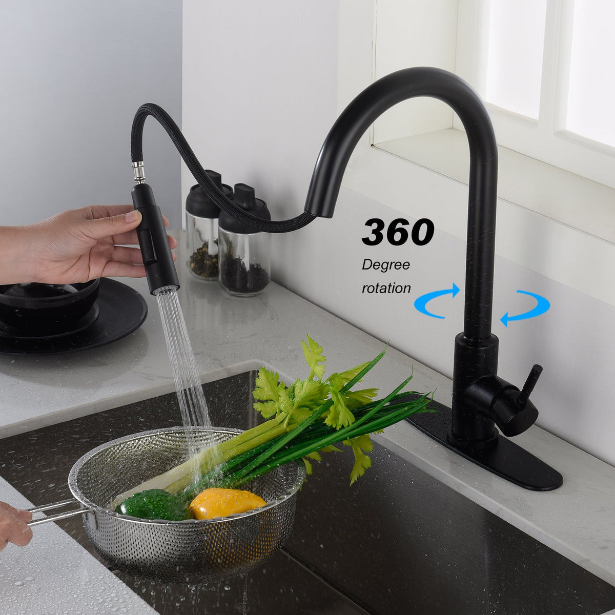 Touch Kitchen Faucet with Pull Down Sprayer - Stainless Steel, photo 5 of 10
