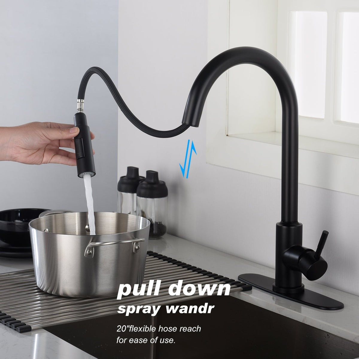 Touch Kitchen Faucet with Pull Down Sprayer - Stainless Steel, photo 6 of 10