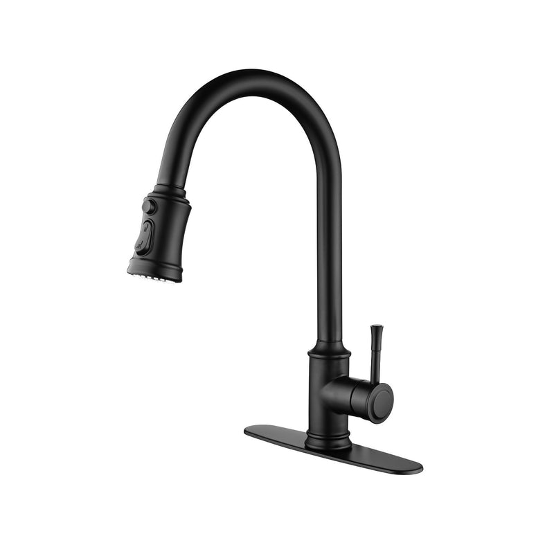 Touch Kitchen Faucet with Pull Down Sprayer - Matte Black, photo 8 of 8