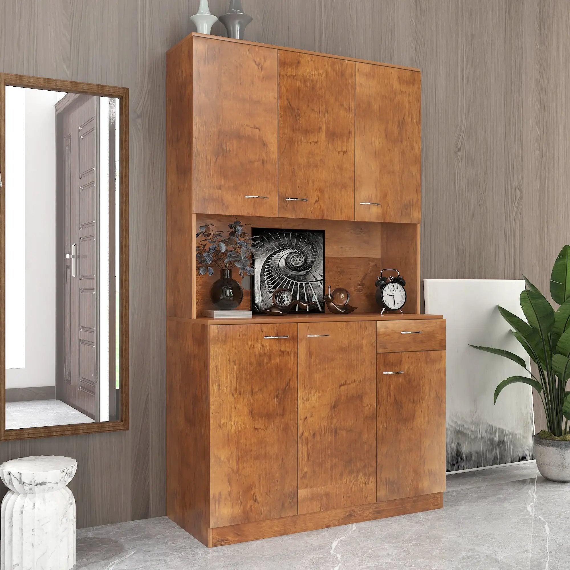 70.87" Tall Wardrobe & Kitchen Cabinet by HouseOfZazla