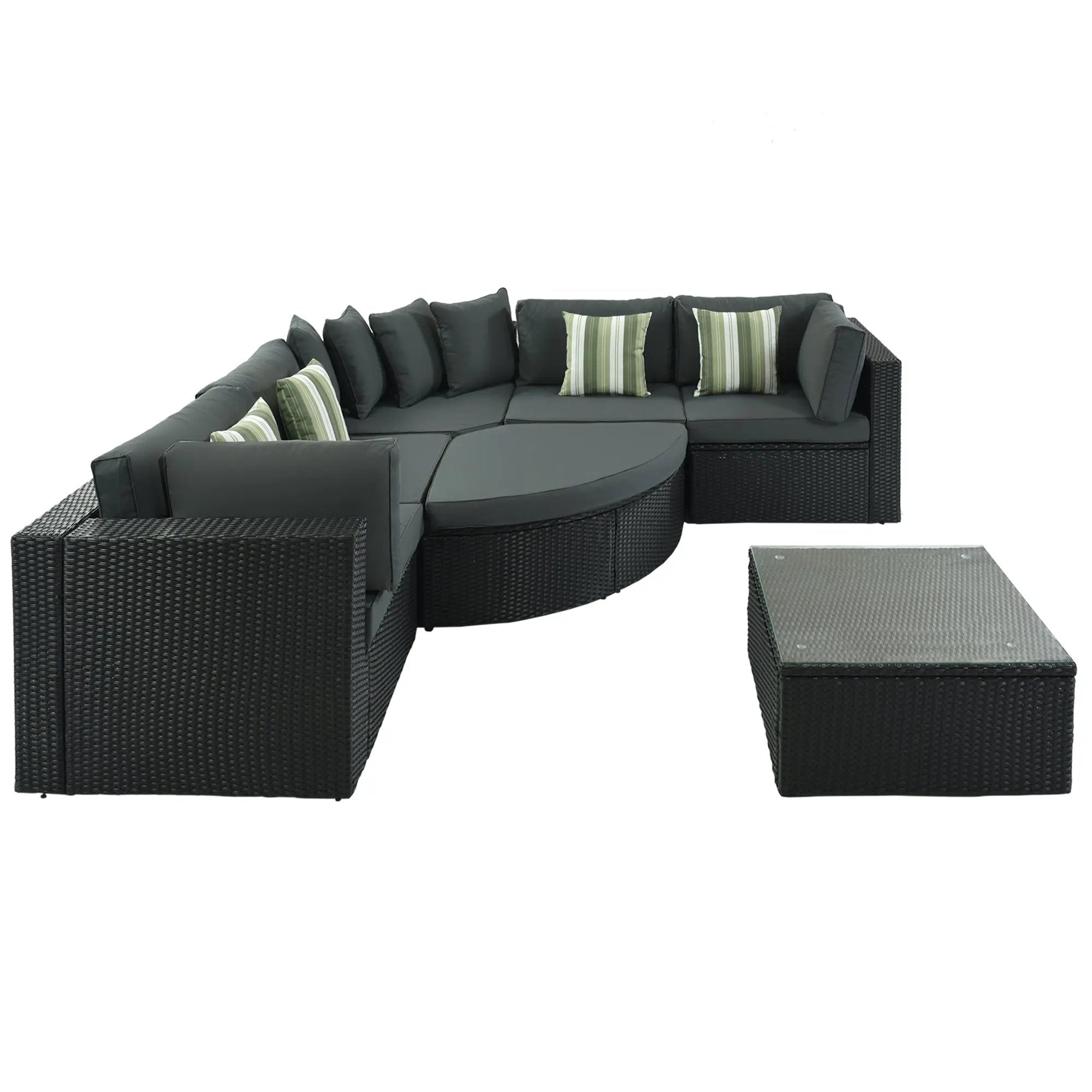 GO 7-Piece Outdoor Wicker Sofa Set by HouseOfZazla