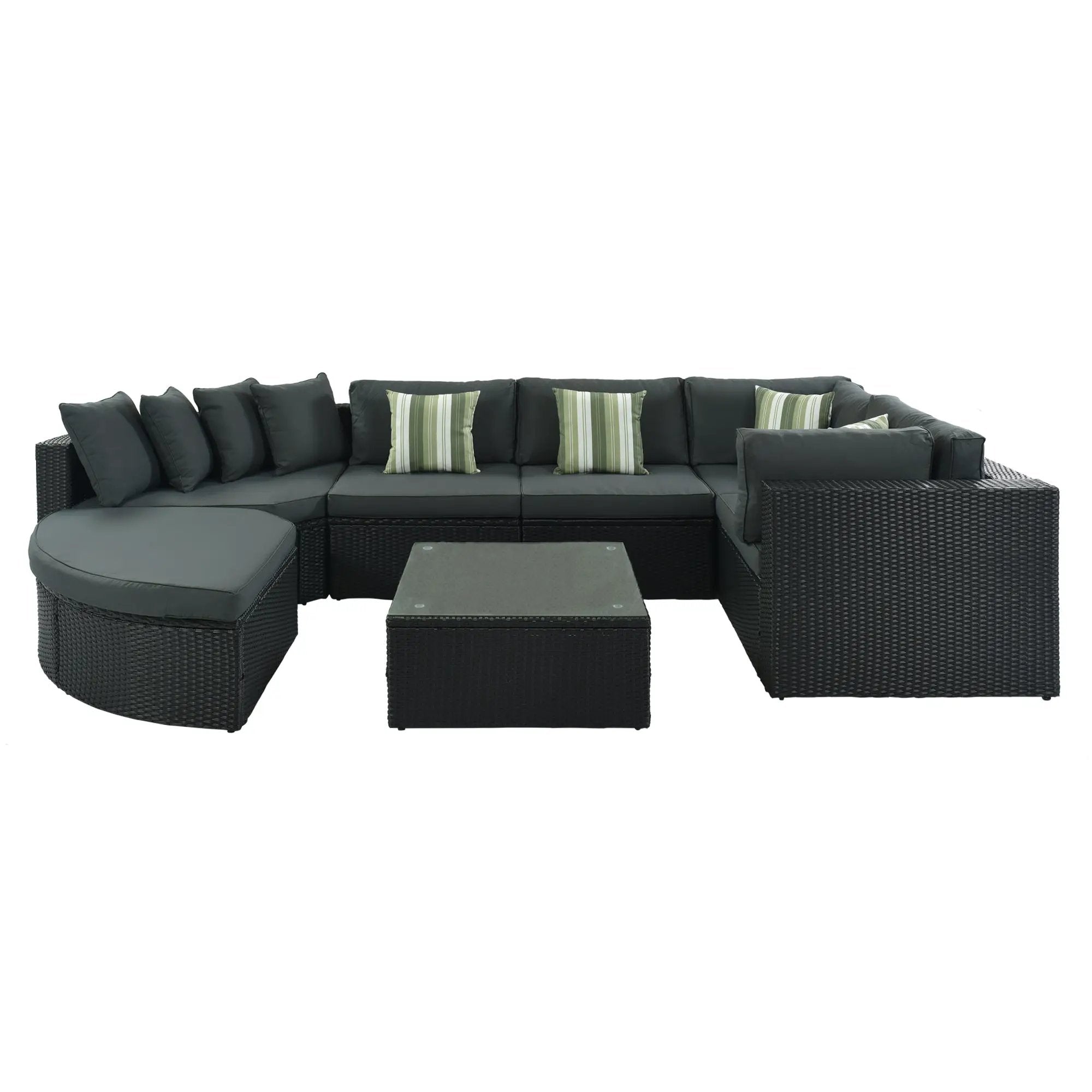 GO 7-Piece Outdoor Wicker Sofa Set by HouseOfZazla