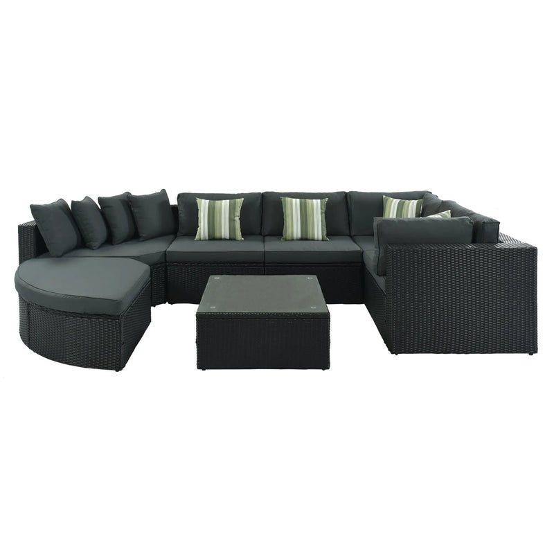 GO 7-Piece Outdoor Wicker Sofa Set by HouseOfZazla