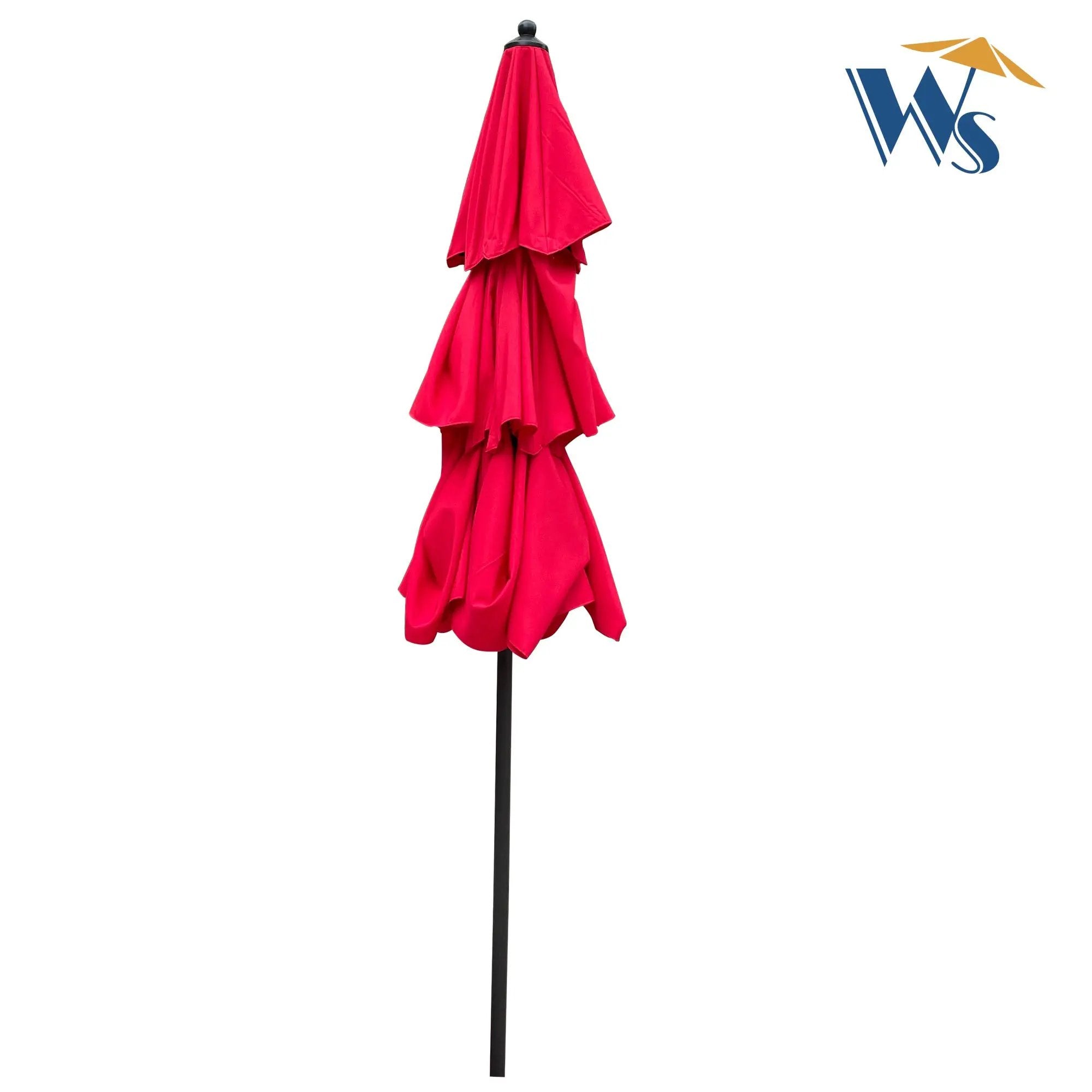 9Ft 3-Tiers Outdoor Patio Umbrella with Crank and Tilt by HouseOfZazla