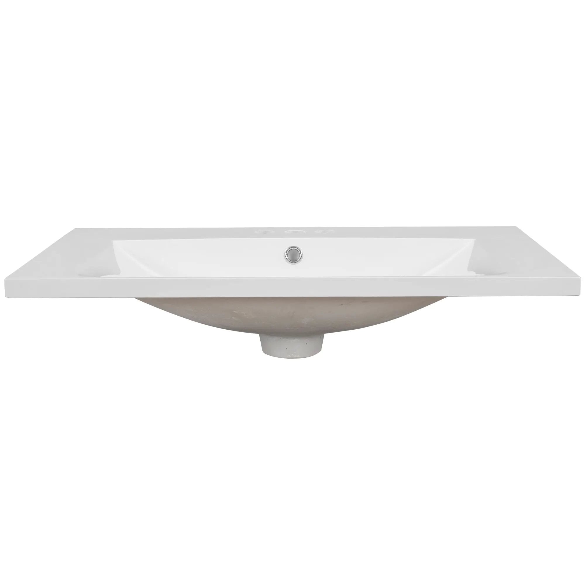 30" Single Bathroom Vanity Top with Undermount Ceramic Sink by HouseOfZazla