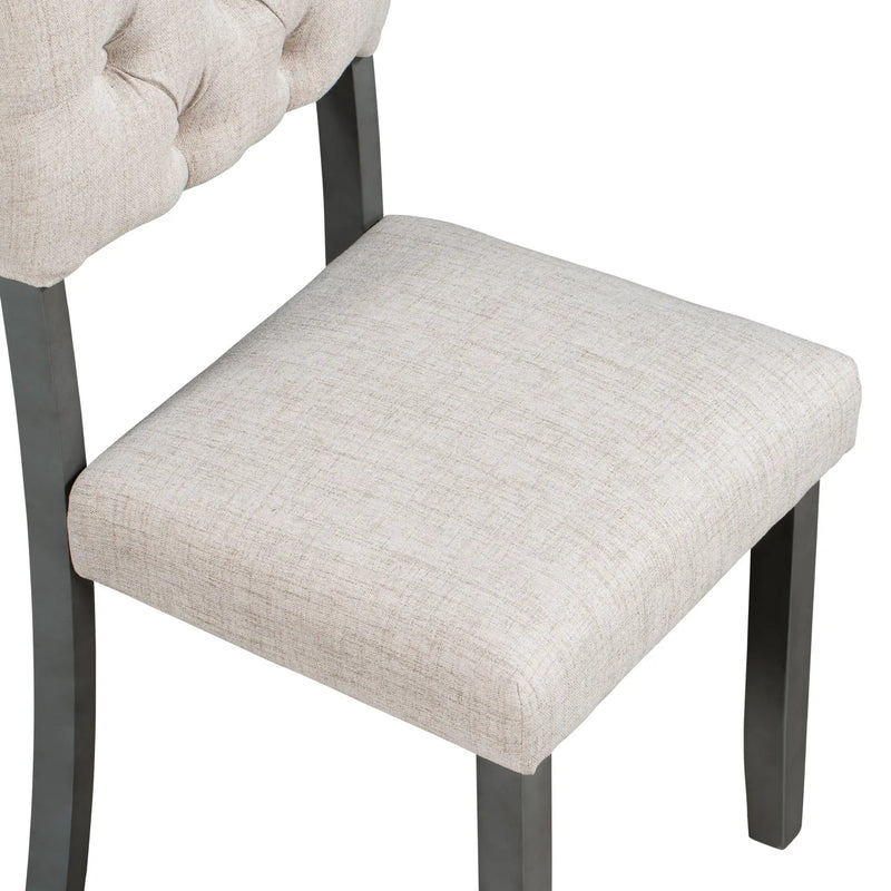 TREXM 6-Piece Dining Table and Chair Set by HouseOfZazla