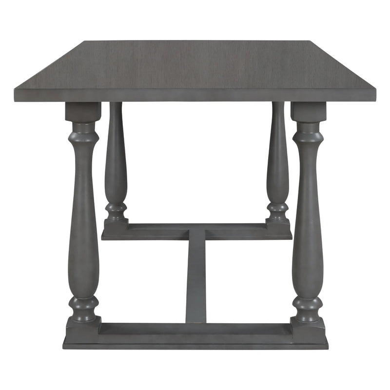 TREXM 6-Piece Dining Table and Chair Set by HouseOfZazla