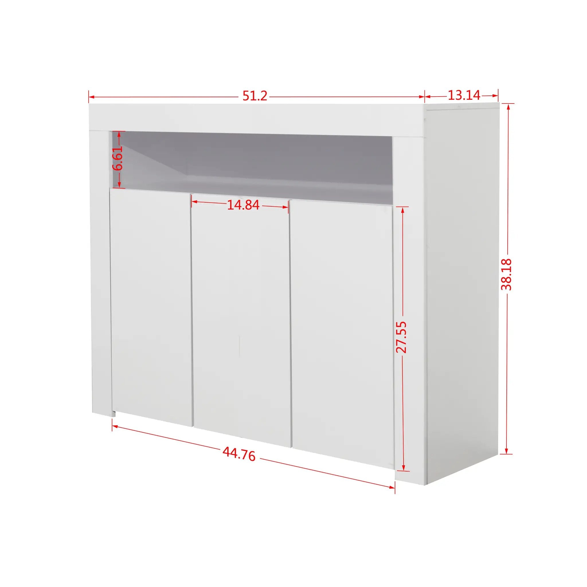 Living Room Sideboard Storage Cabinet by HouseOfZazla