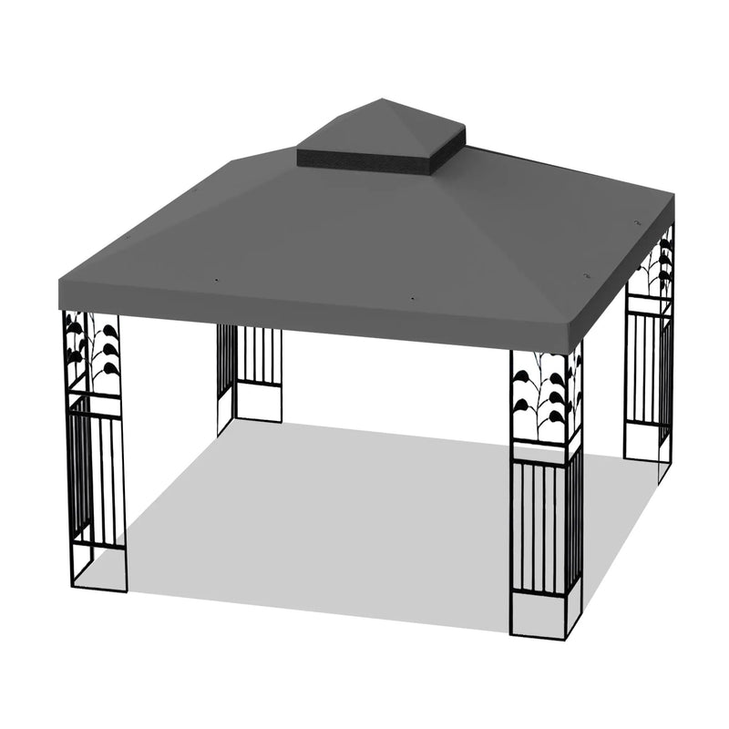 10x10 Ft Outdoor Patio Gazebo Replacement Canopy by HouseOfZazla