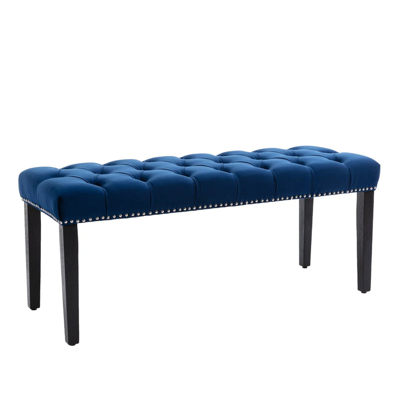 Heng Ming Upholstered Tufted Bench Ottoman by HouseOfZazla